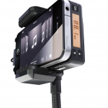 Telefoonhouder + FM Transmitter sigarettenaansteker universeel