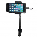 Telefoonhouder + FM Transmitter sigarettenaansteker universeel