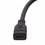 USB-C verlengkabel 30 centimeter zwart PD