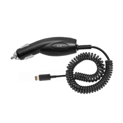 iPhone Lightning autolader met gekrulde kabel